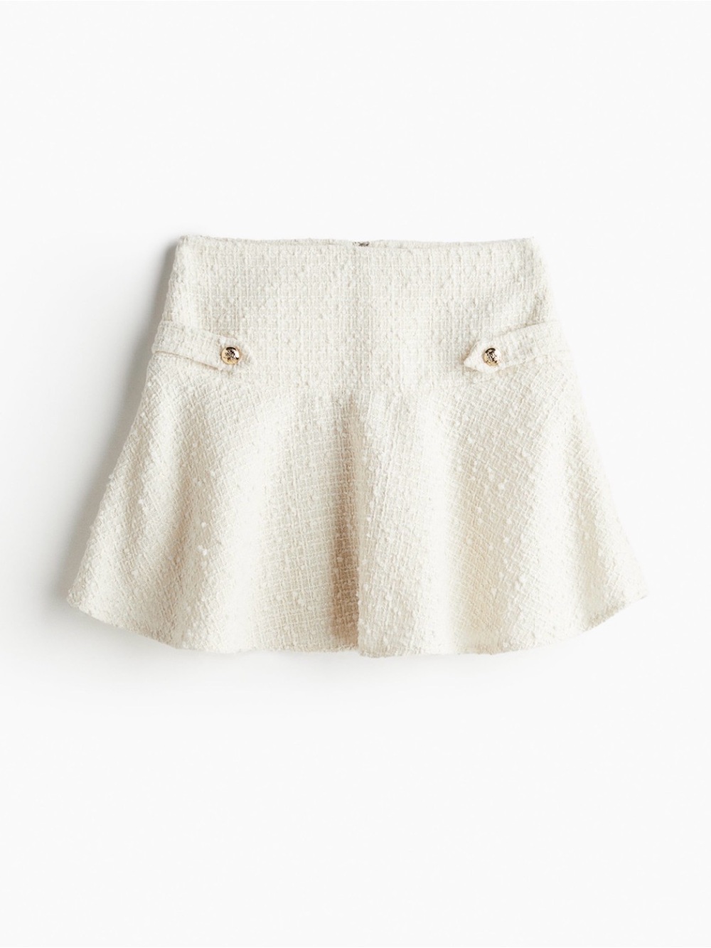 H&M Bouclé Mini Skirt